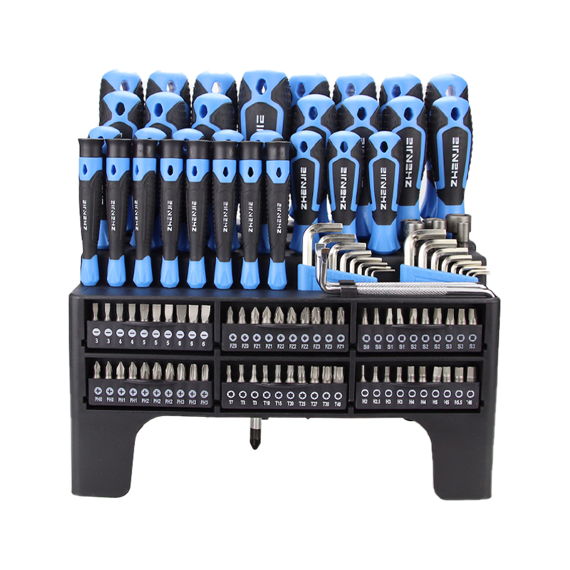 116pcs Rak Plastik CRV Pemutar Skru Bit Hex Set Pemacu Nat Kunci