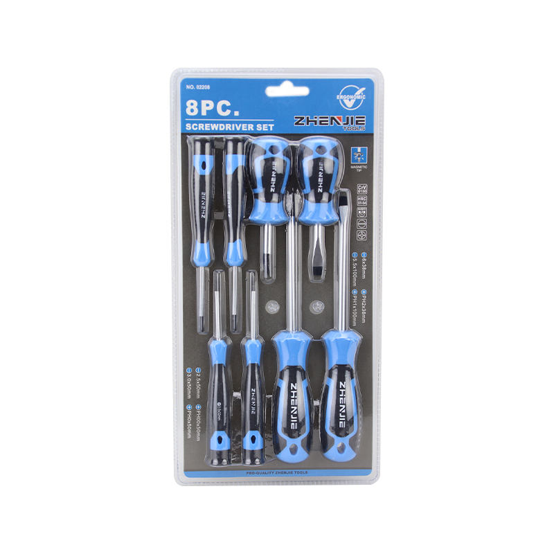 8pcs Set Bit Pemutar Skru Pemegang Rekaan Ergonomik