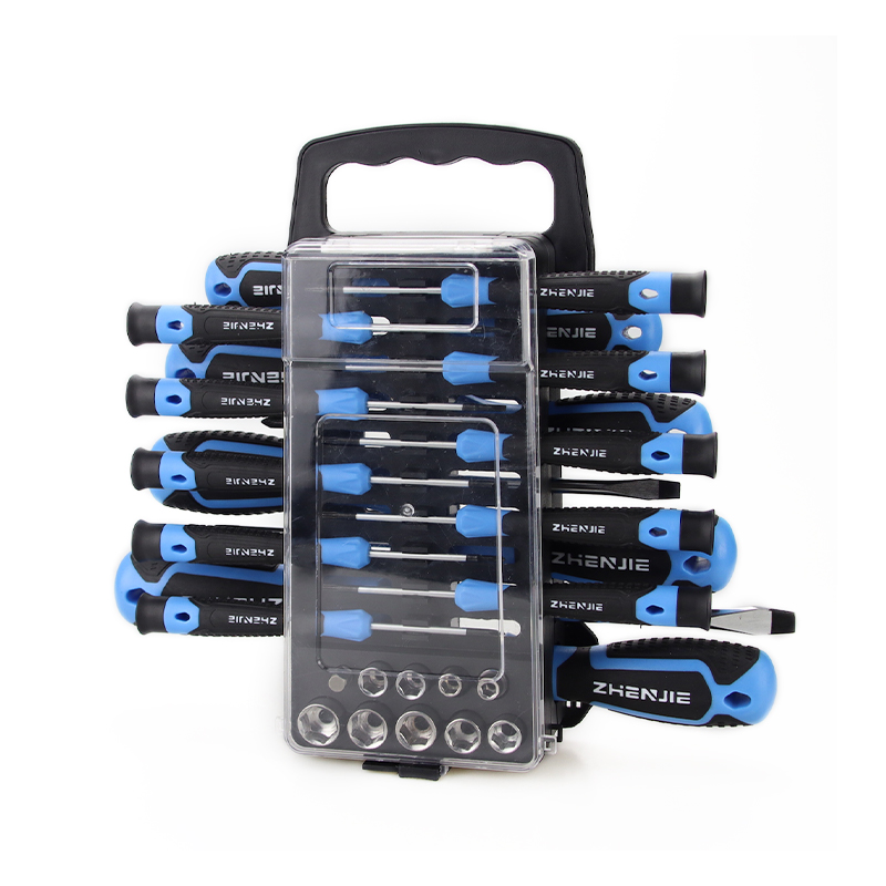44pcs Set Bit Pemutar Skru Pemegang Rekaan Ergonomik CRV