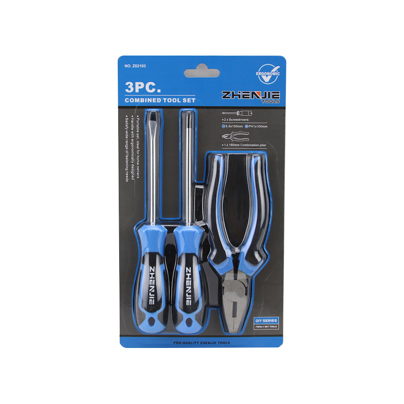 Set Playar Pemutar Skru 3pcs Slotted & Phillips CRV