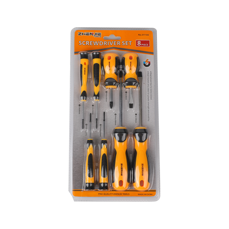 Set Pemutar Skru 8pcs Slotted & Phillips CRV