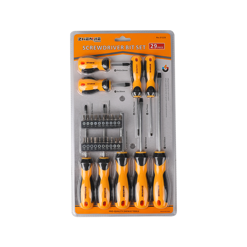 29pcs Set Bit Pemutar Skru Phillips Pozidriv Torx CRV