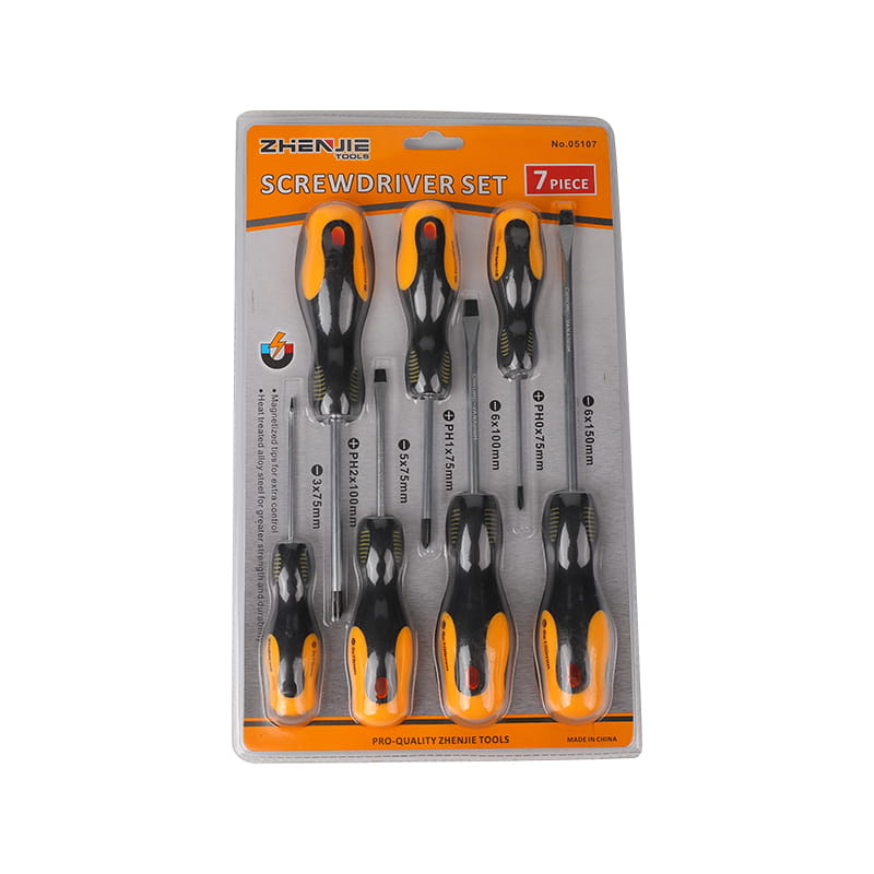 Set Pemutar Skru 7pcs Slotted & Phillips