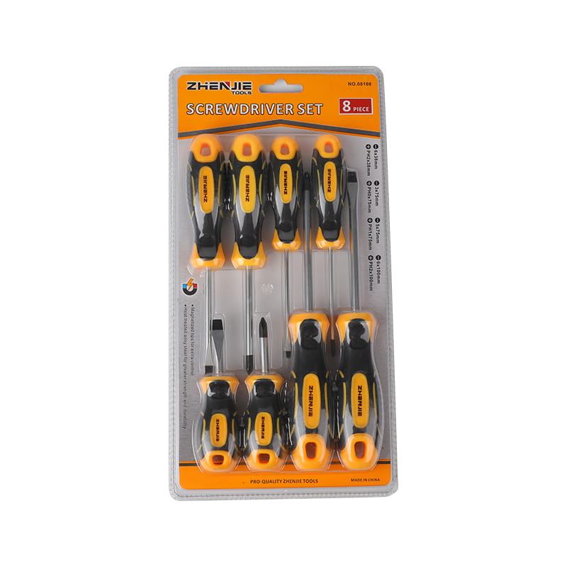 8pcs Set Pemutar Skru Petua Bermagnet & Phillips CRV