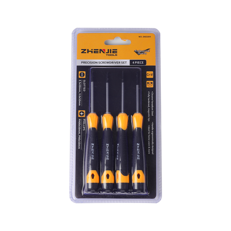 4pcs Pembungkusan Sandwic Set Pemutar Skru Ketepatan Phillips Slotted