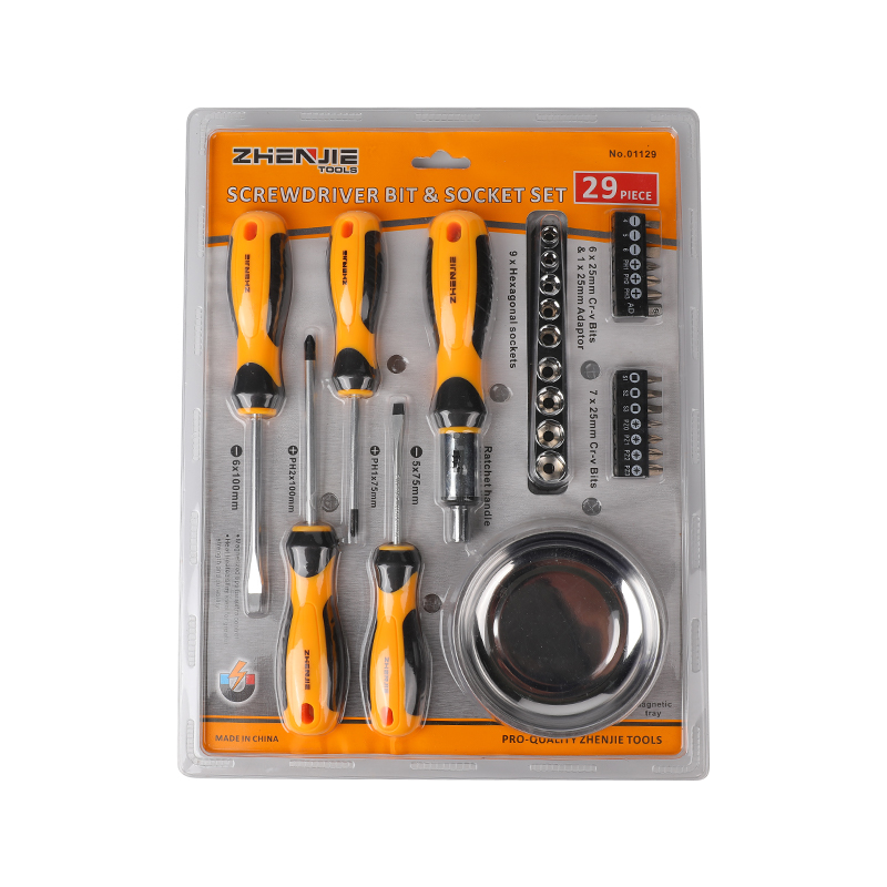 29pcs Set Bit Pemutar Skru Phillips Pozidriv Square CRV