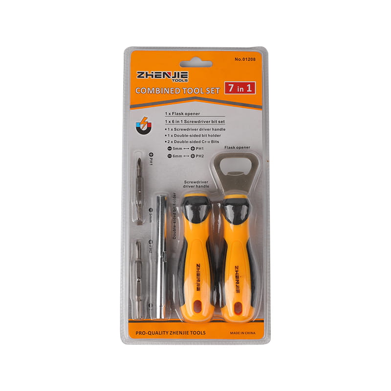 Set Pemutar Skru 8pcs Slotted & Phillips CRV