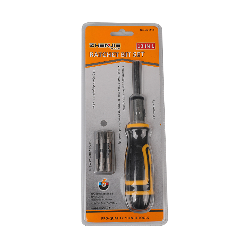 13 dalam 1 Ratchet Handle Extension Bar Set CRV Bit