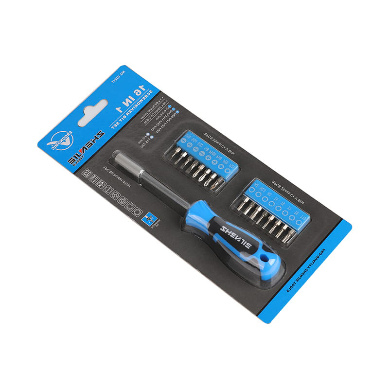 Set Pemacu Pemegang Bit Petua Magnetik 16 dalam 1 Alat Tangan CRV