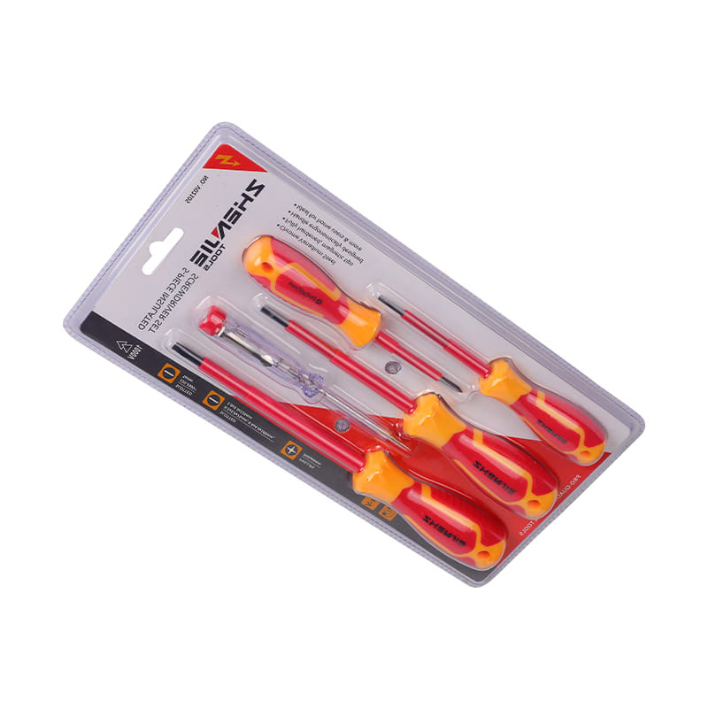 5pcs set alat pemutar skru pemegang CRV PP&TPR bertebat