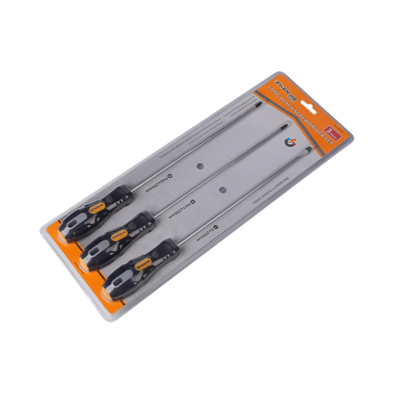 Set Pemutar Skru Jangkauan Panjang 3pcs