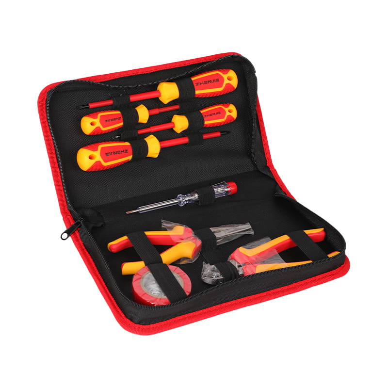 8pcs VDE terlindung PP&TPR pemegang pemutar skru set alat
