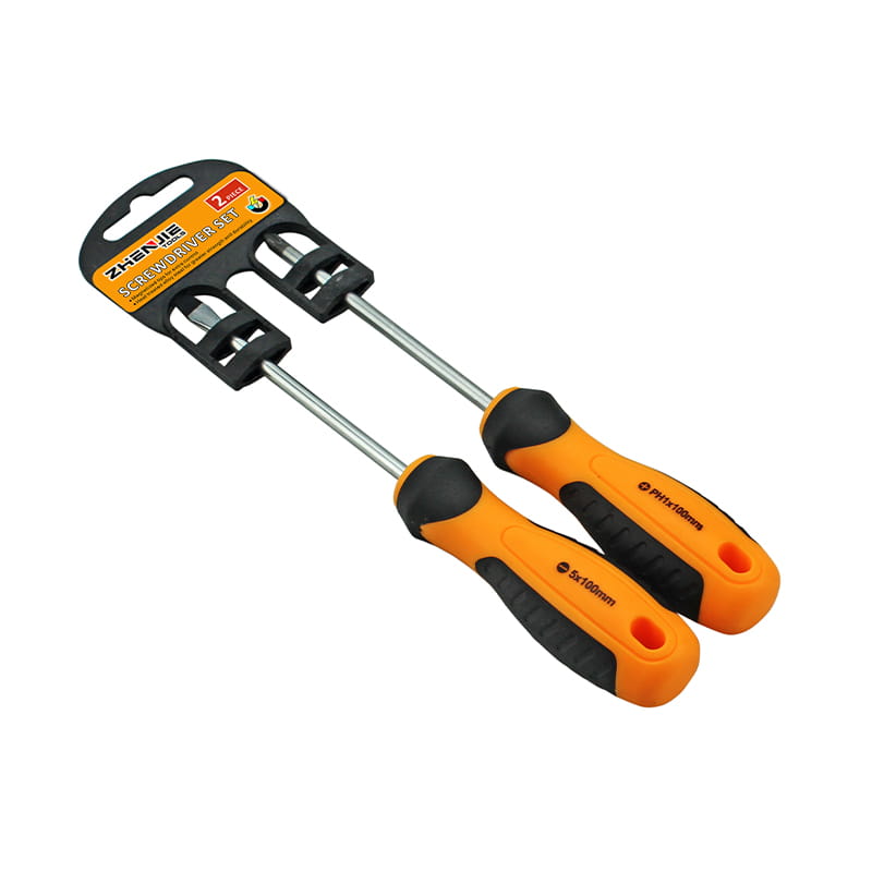 Set Pemutar Skru 2pcs Slotted & Phillips