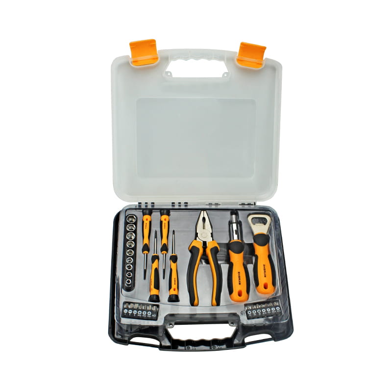 Set Alat Gabungan Pemutar Skru CRV 30pcs Phillips Pozidriv Square CRV