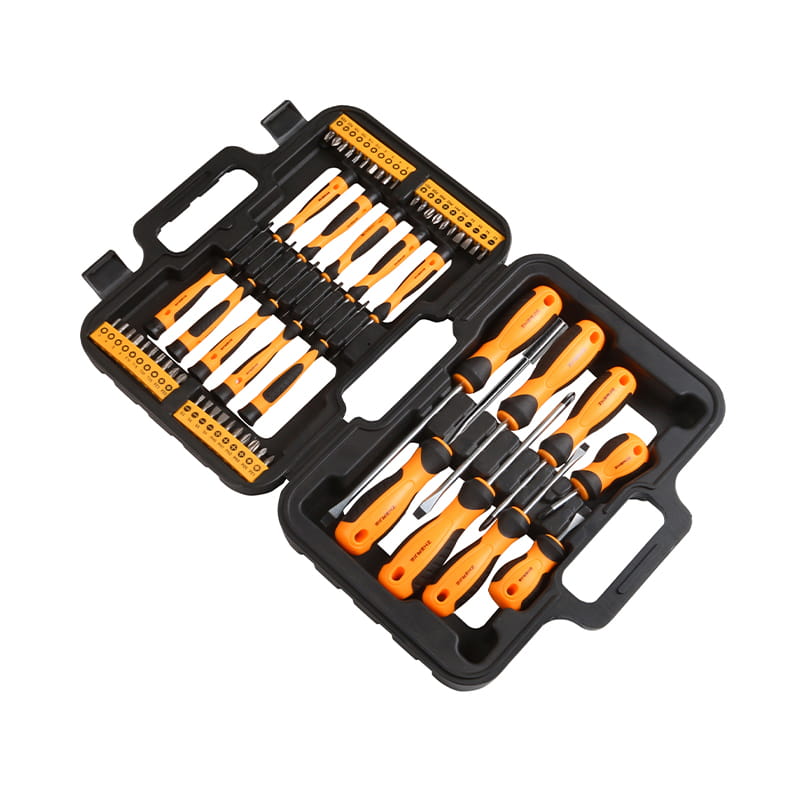 58pcs Kotak Paparan & Set Bit Pemutar Skru Pembungkusan Blister Berganda