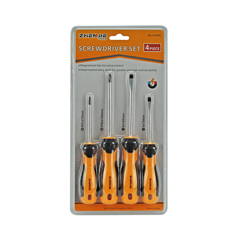 Set Pemutar Skru 4pcs Slotted & Phillips