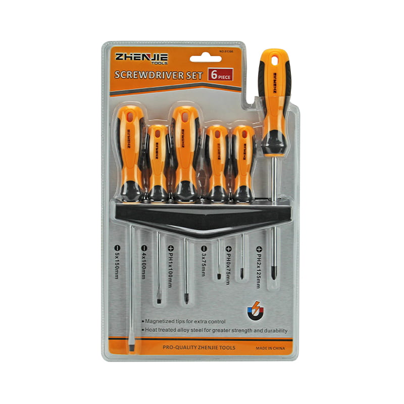 Set Pemutar Skru 6pcs Slotted & Phillips