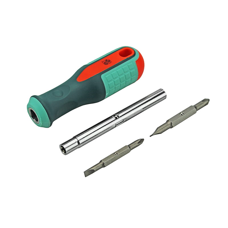 Set Bit Pemutar Skru 6 dalam 1 Slotted & Phillips CRV