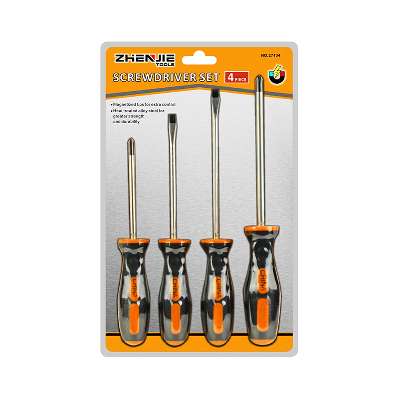 4pcs Set Pemutar Skru Pemegang Lembut Double Injected 