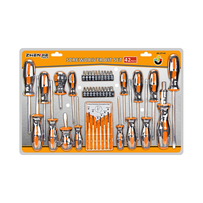 42pcs Set Pemutar Skru Pemegang Lembut Double Injected 