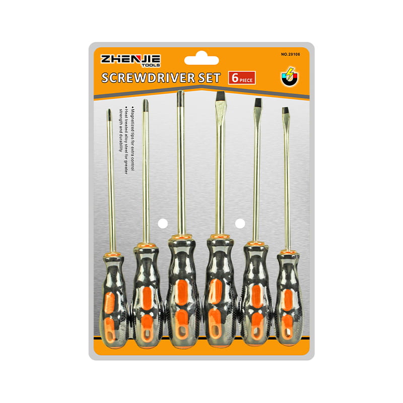 6pcs Set Pemutar Skru CRV Bilah yang Dikeraskan & Terbaja