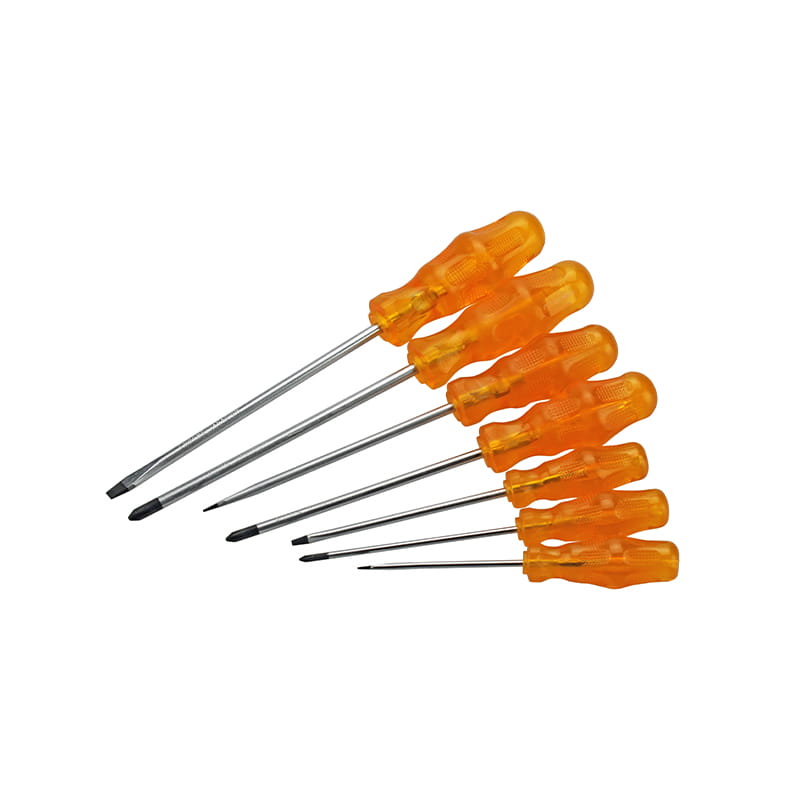 7pcs Pemegang Set Pemutar Skru CRV Rekaan Ergonomik