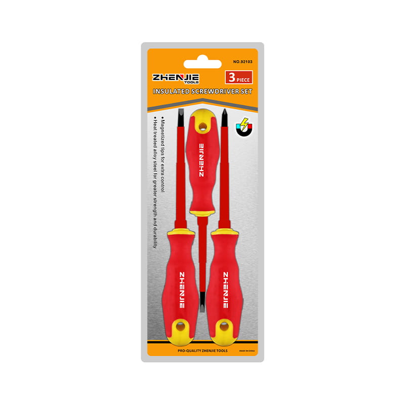 Set Pemutar Skru Bertebat 3pcs Slotted & Phillips CRV