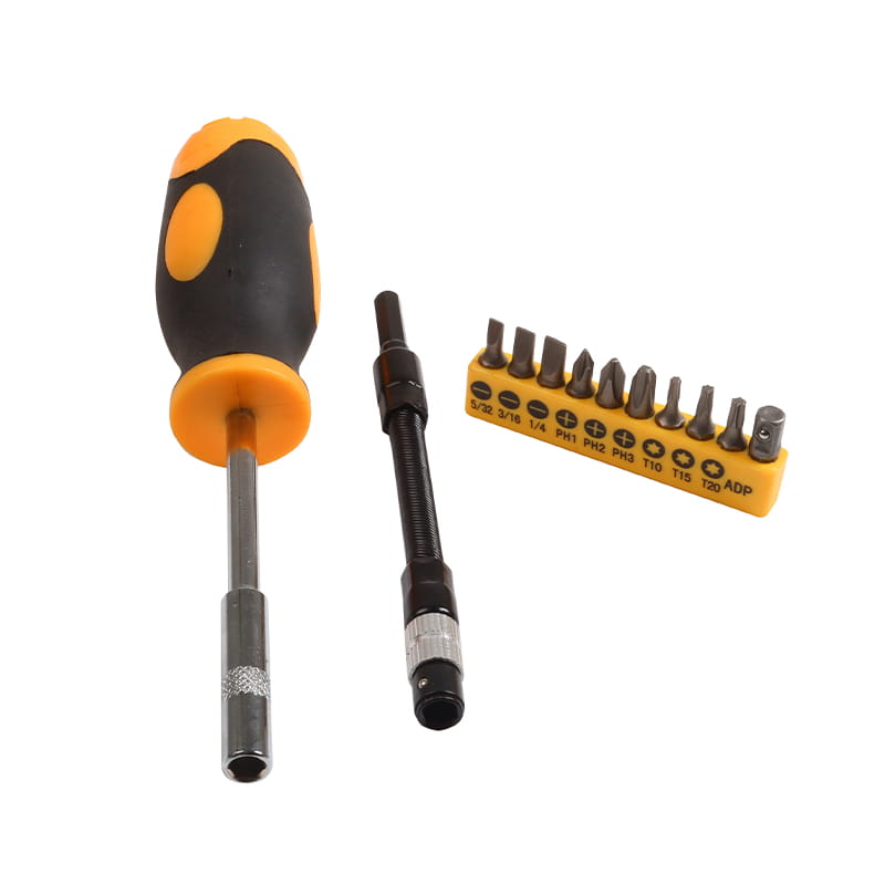 Set Bit CRV Phillips Torx Berslot Tiub Fleksibel 12pcs