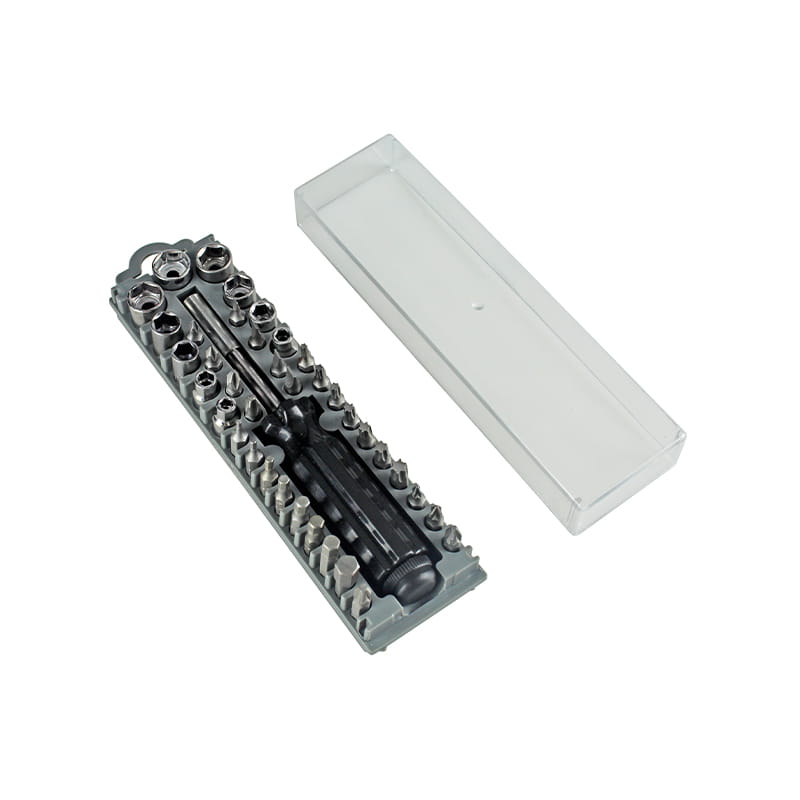 38pcs Set Bit CRV Phillips Pozidriv Torx Hex Hex