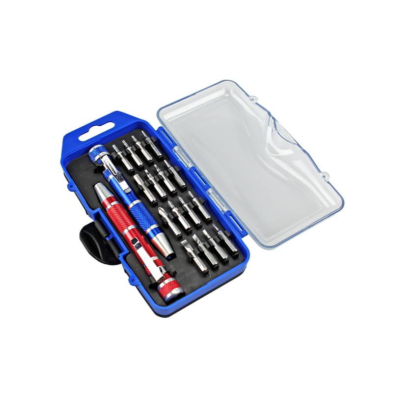 Set Pemacu Bit Ketepatan Pemutar Skru Poket 18pcs