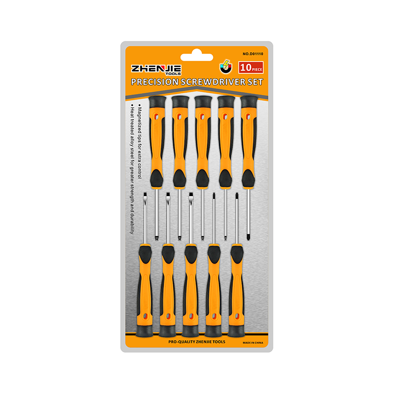 10pcs Set Pemutar Skru Ketepatan Phillips Torx Berslot
