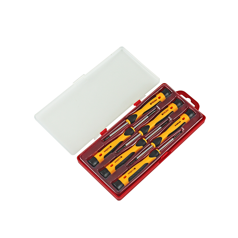 6pcs Pembungkusan Kotak Plastik Set Pemutar Skru Ketepatan Phillips Slotted