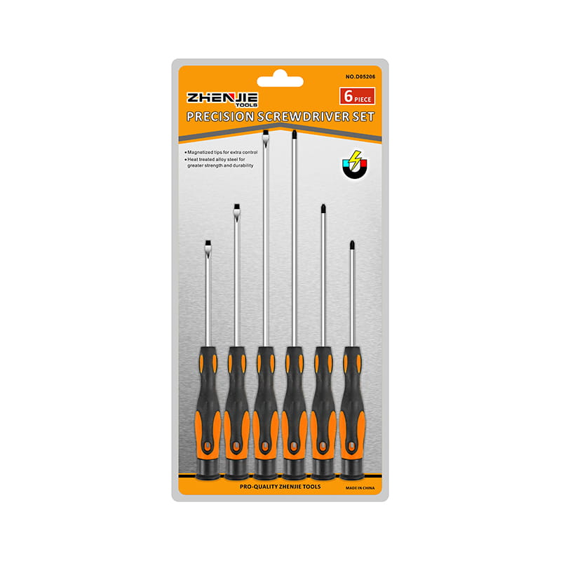 Set Pemutar Skru Ketepatan Phillips CRV 6pcs Berslot